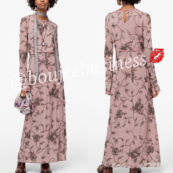 Zara Dresses & Skirts - ZARA BNWT Limited Edition Long Dress with Appliqués